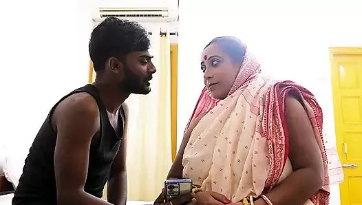nine ve üvey oğlu sert chudai ka masti, bengalce eğlenceli konuşma ve net ses