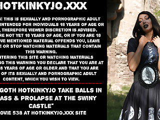 anal goth hotkinkyjo arkadan ve prolapsusu topları 