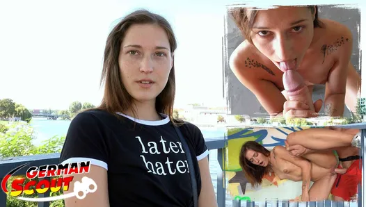 fitness modeli mina k iş görüşmesinde sikişmesi için baştan çıkarılıyor - german scout