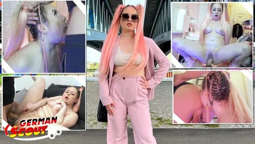 kaba anal seks iş görüşmesiünde sarkık memeli Alman izci - pembe saçlı genç maria gail
